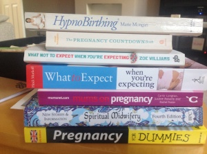 The pregnancy books I read
