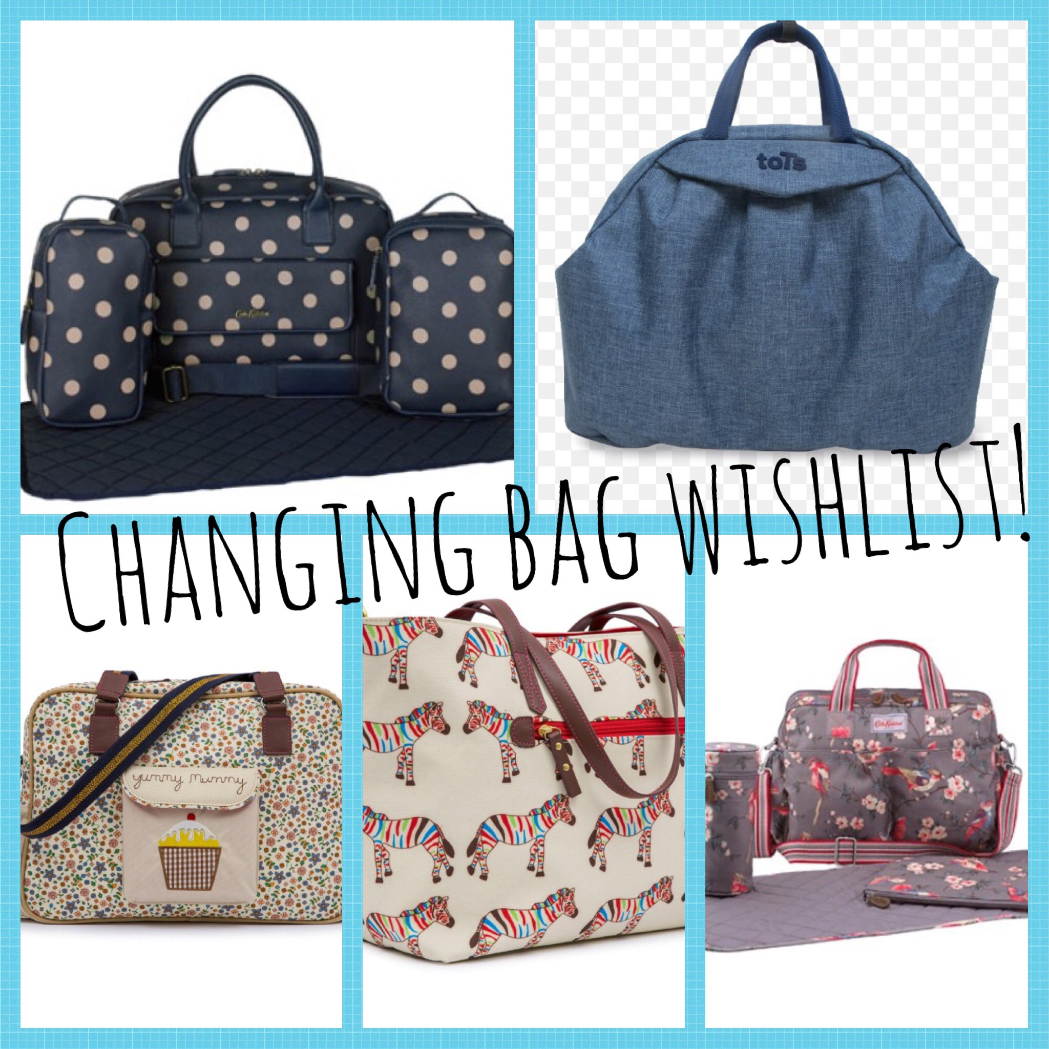 Changing bag wishlist – yummyblogger.com