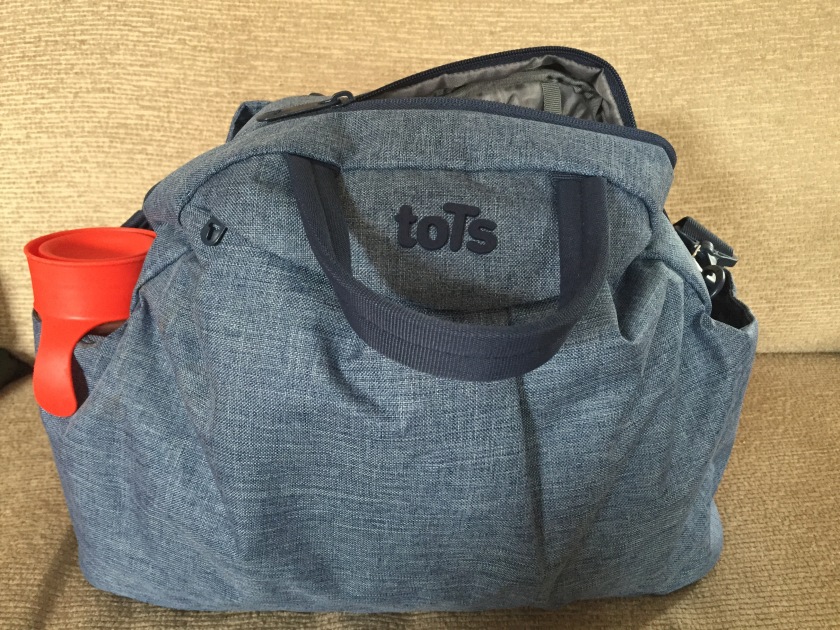 our Tots by SmarTrike bag ready to go!
